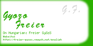 gyozo freier business card